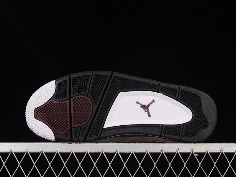 All categories Air Jordan Jordan series basketball shoes Air Jordan 4 pure original version Air Jordan 4 Retro PSG AJ4 Joe 4 Paris full first layer white and purple Paris Saint-Germain famous CZ5624-100